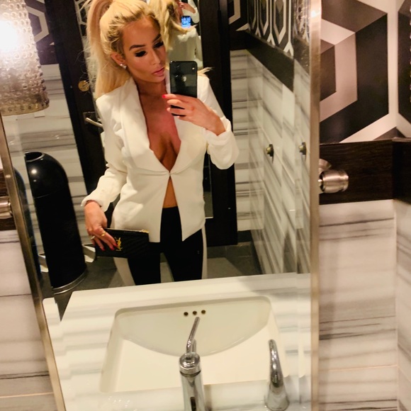 Avanti cream suit jacket/ blazer - Picture 4 of 5